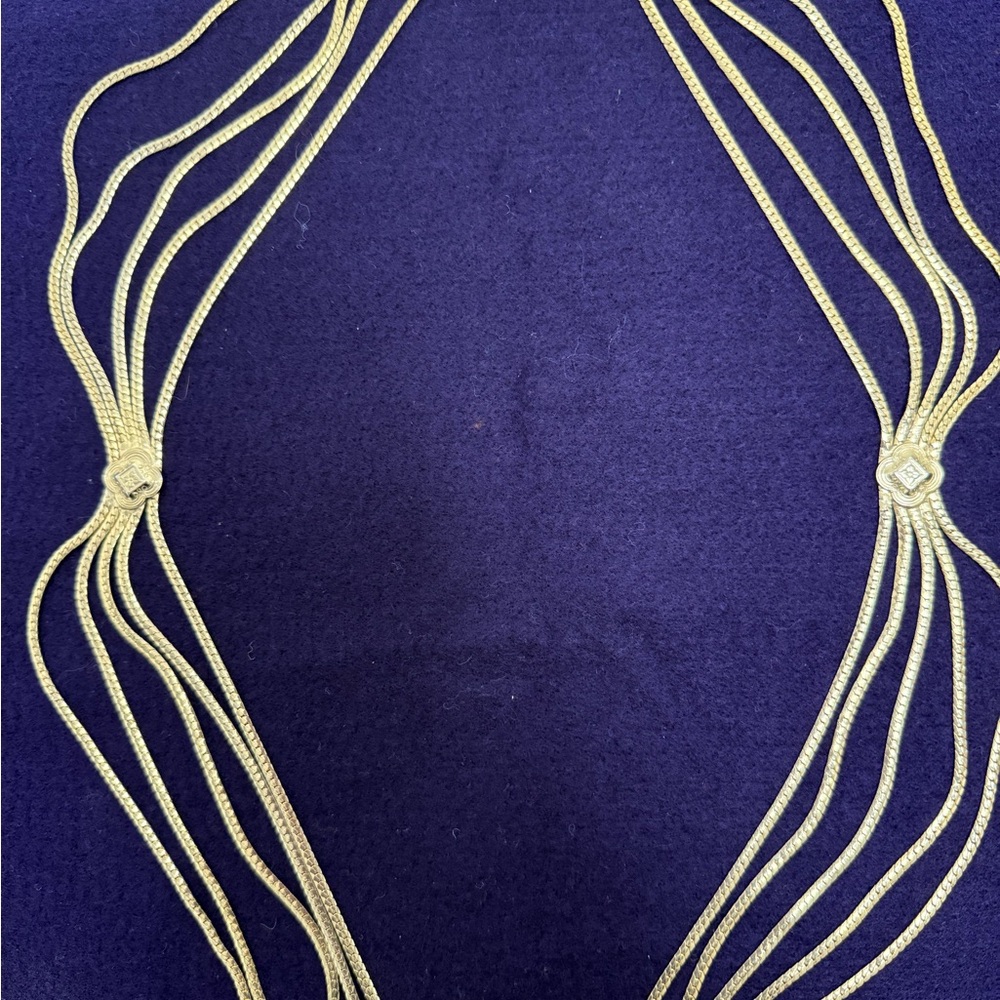 Christian Dior Vintage Gold 5-Strand Chain Belt/Necklace 30” Rare - Picture 2 of 9